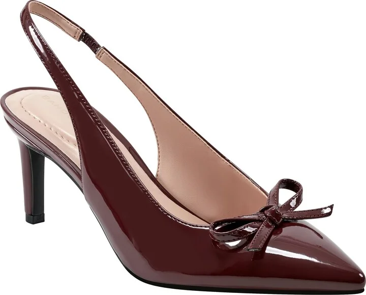Dark Red Patent 600
