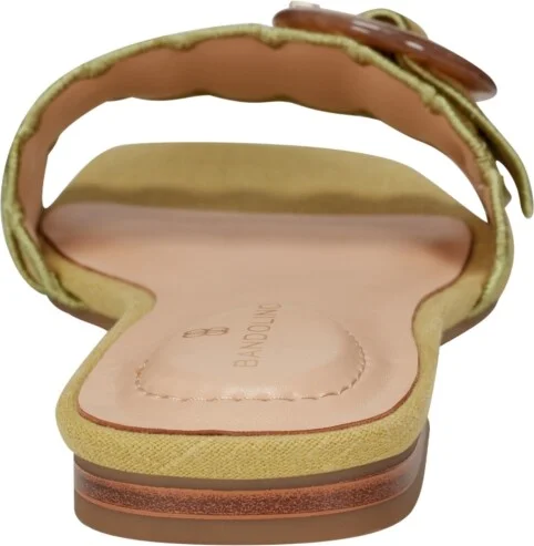 Bandolino Women's Silla Scallop Buckle Flat Slide Sandals - Image 3
