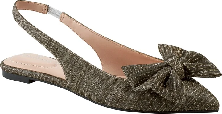 Bandolino Women's Simona Bow Slingback Flats