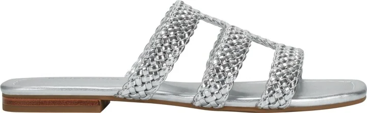 Bandolino Women's Sumer Woven Caged Flat Slide Sandals - Image 2