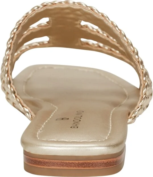 Bandolino Women's Sumer Woven Caged Flat Slide Sandals - Image 7