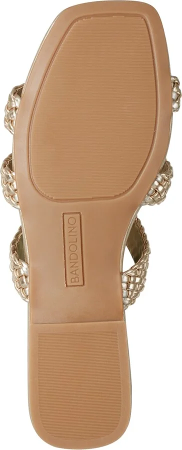 Bandolino Women's Sumer Woven Caged Flat Slide Sandals - Image 9