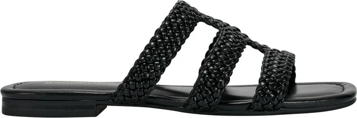 Bandolino Women's Sumer Woven Caged Flat Slide Sandals - Image 10