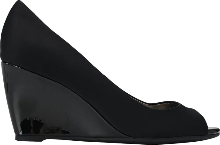 Bandolino Women's Tufflove Peep Toe Wedge Pumps - Image 6