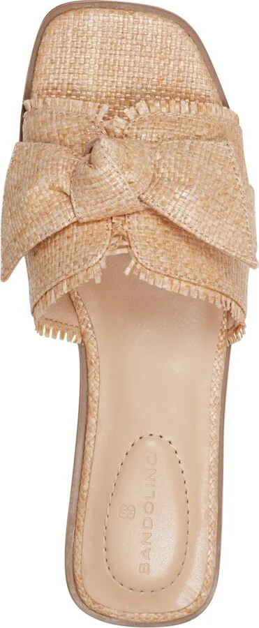 Bandolino Women's Vallen Knotted Bow Flat Slide Sandals - Image 8