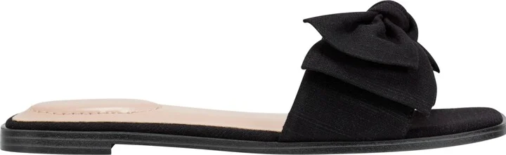 Bandolino Women's Violeta Bow Flat Slide Sandals - Image 2