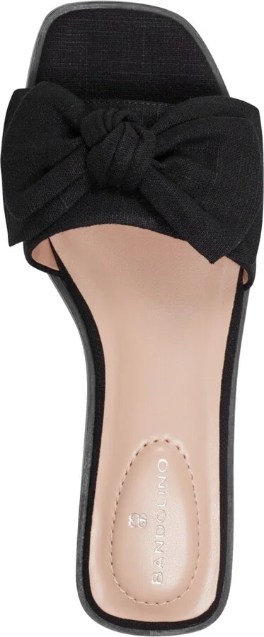 Bandolino Women's Violeta Bow Flat Slide Sandals - Image 4