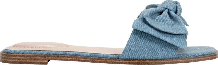 Bandolino Women's Violeta Bow Flat Slide Sandals - Image 6