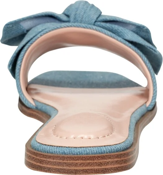 Bandolino Women's Violeta Bow Flat Slide Sandals - Image 7