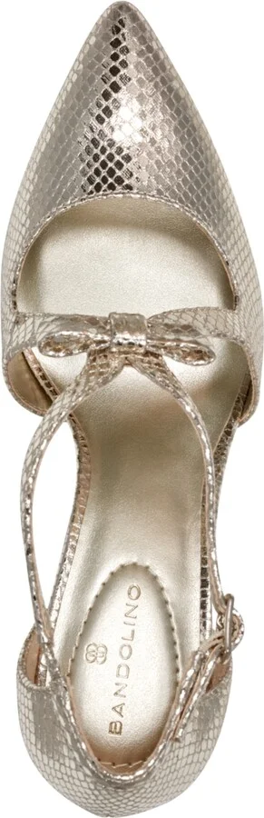 Bandolino Women's Zeffer Strappy Bow Stiletto Heel Pumps - Image 4