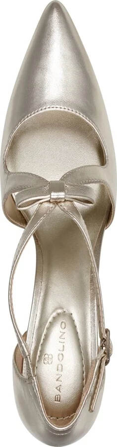 Bandolino Women's Zeffer Strappy Bow Stiletto Heel Pumps - Image 8