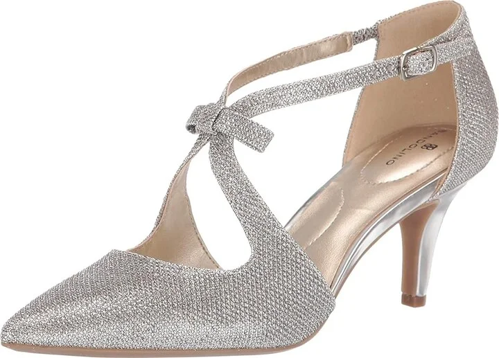 Bandolino Zeffer Pump Women's Shoes Gold Fabric : 5 M, Synthetic/Textile - Image 2