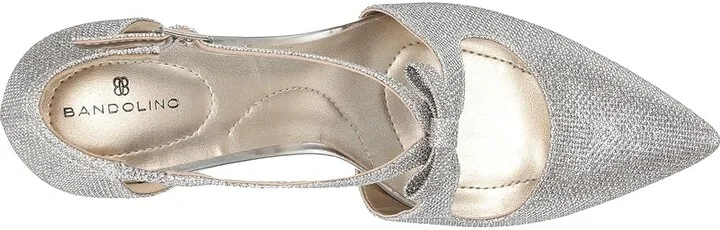 Bandolino Zeffer Pump Women's Shoes Gold Fabric : 5 M, Synthetic/Textile - Image 3