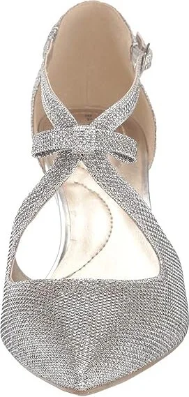 Bandolino Zeffer Pump Women's Shoes Gold Fabric : 5 M, Synthetic/Textile - Image 6