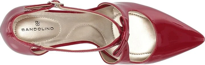 Bandolino Zeffer Pump Women's Shoes Rossy Red Patent : 5 M, Synthetic - Image 3