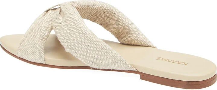 Banha Pointed Toe Slide Sandal - Image 2