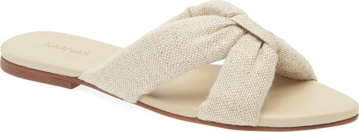 Banha Pointed Toe Slide Sandal