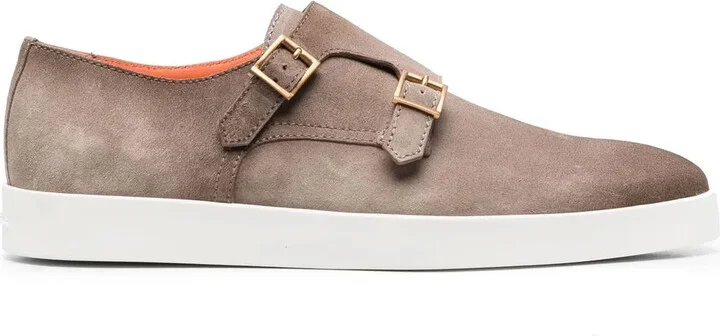 Bankable suede monk shoes