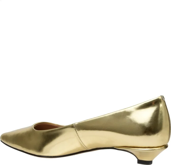 Banks Patent Kitten Heel Pointed Toe Pump - Image 7