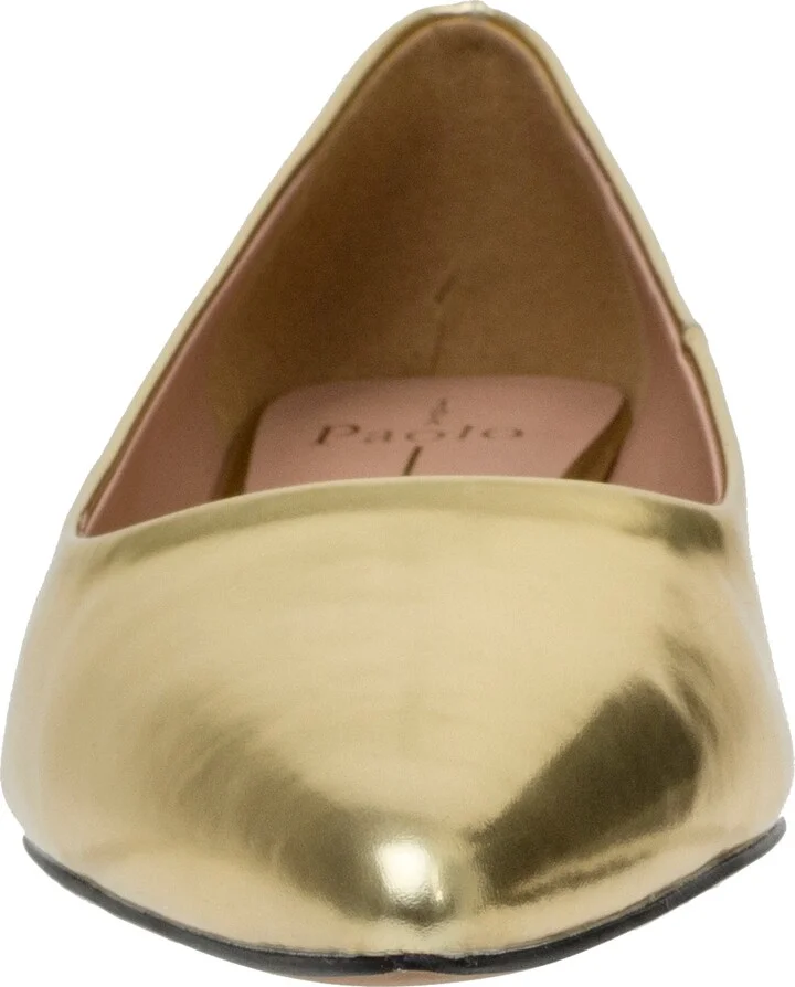Banks Patent Kitten Heel Pointed Toe Pump - Image 8