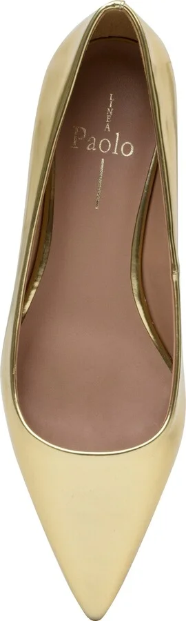 Banks Patent Kitten Heel Pointed Toe Pump - Image 9