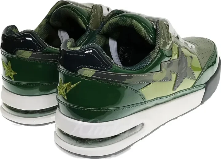 Bape Road Sta "Patent Leather Green" sneakers - Image 2