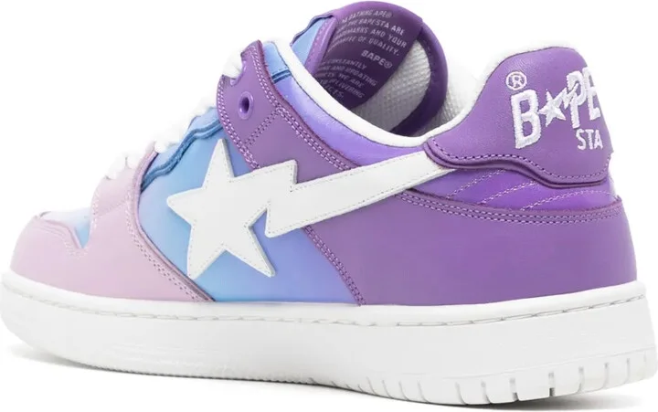 Bape SK8 logo-patch sneakers - Image 3