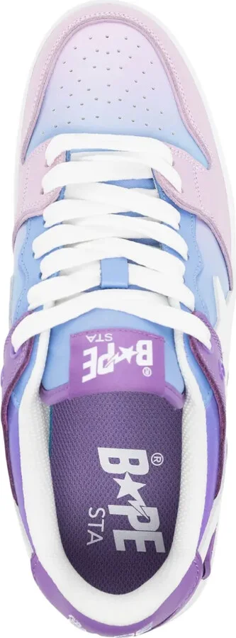 Bape SK8 logo-patch sneakers - Image 4
