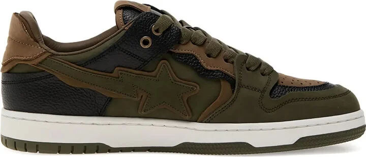 Bape Sk8 Sta™ #6 star-patch leather sneakers