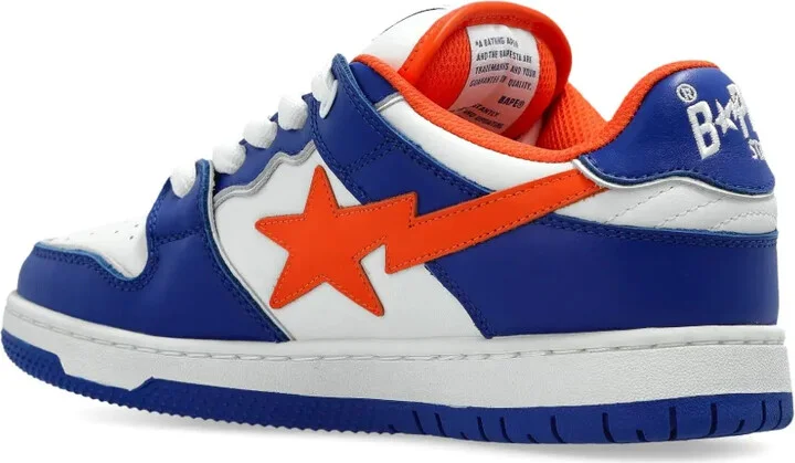 BAPE STA #3 star-patch leather sneakers - Image 2