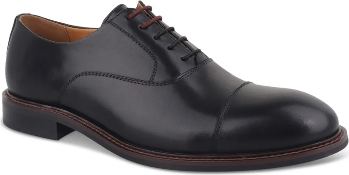 Bar Iii Men's Ashtonn Cap-Toe Leather Oxford Dress Shoes, Created for Macy's