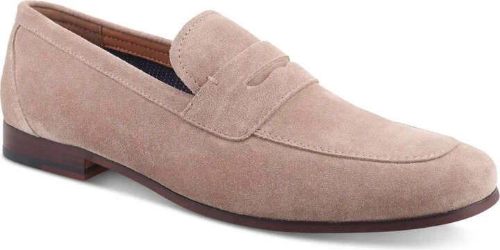 Bar Iii Men's Baldwinn Suede Penny Loafer, Exclusively at Macy's