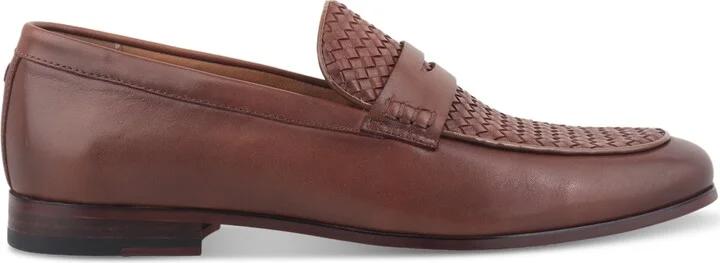 Bar Iii Men's Beau Basketweave Apron Toe Penny Loafers, Created for Macy's - Image 2