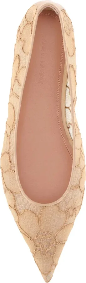 Barbara lace pointed-toe ballet flats - Image 3