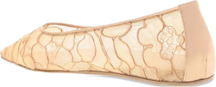 Barbara lace pointed-toe ballet flats - Image 5