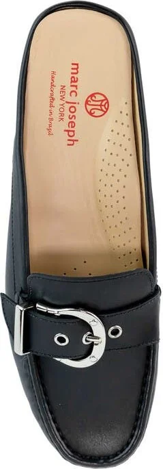 Barbara St Leather Buckle Mule - Image 5