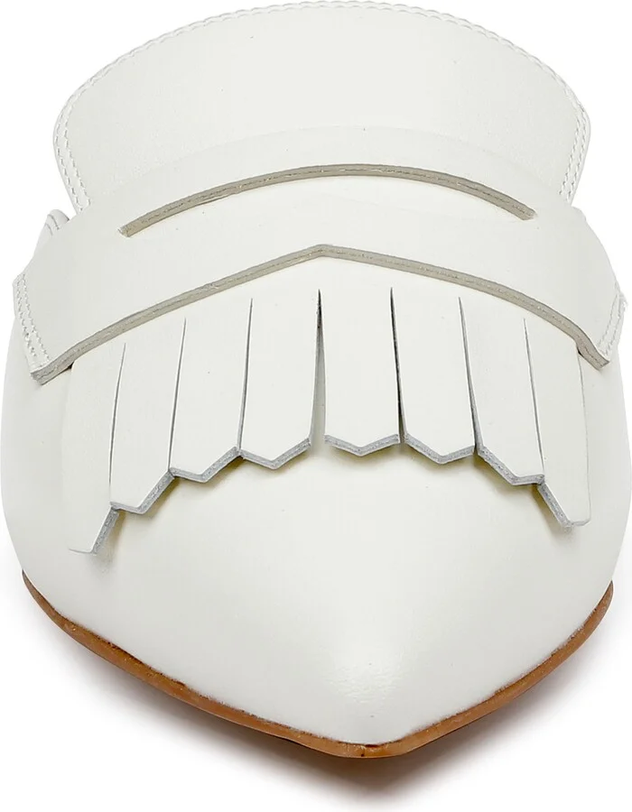 Barbe II Pointed Toe Kiltie Fringe Loafer Mule - Image 4