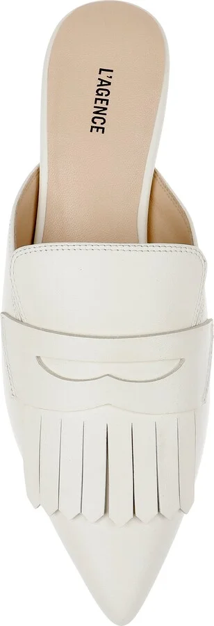 Barbe II Pointed Toe Kiltie Fringe Loafer Mule - Image 5