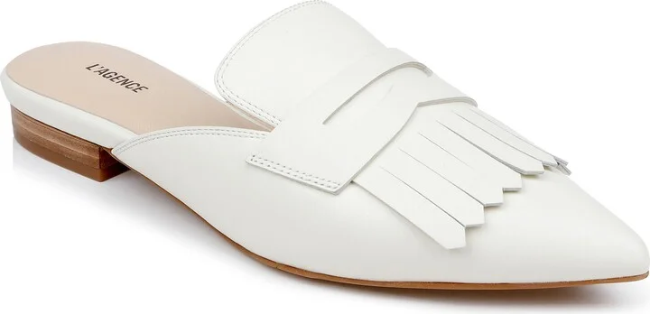 Barbe II Pointed Toe Kiltie Fringe Loafer Mule
