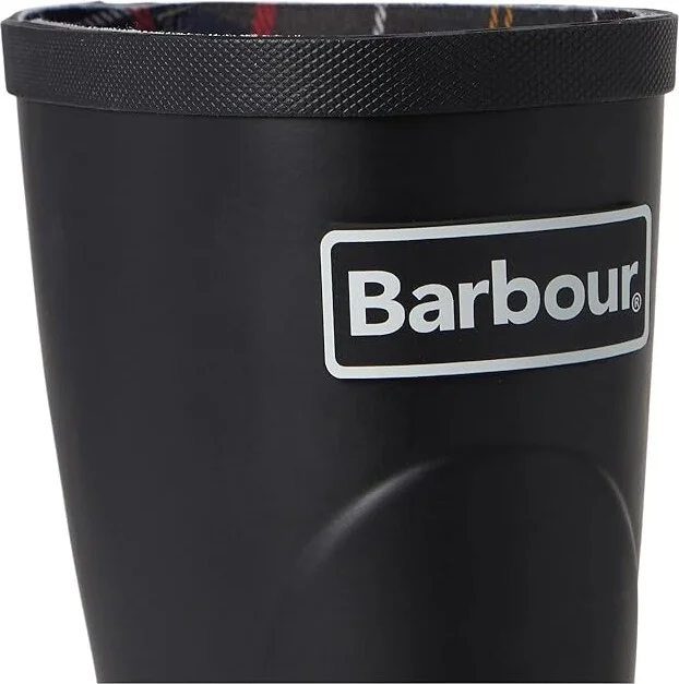 Barbour Banbury Mid Welly Women's Boots Black : 6 M, Rubber - Image 2