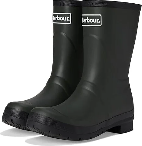 Barbour Banbury Mid Welly Women's Boots Olive : 5 M, Rubber