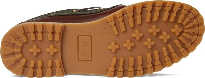 Barbour Barbour Deck Boat Shoes Men's Shoes Mahogany : 10 M, Leather - Image 3