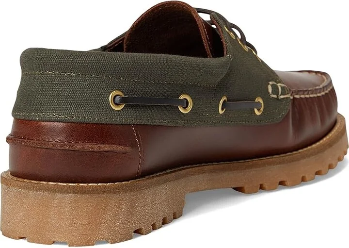 Barbour Barbour Deck Boat Shoes Men's Shoes Mahogany : 10 M, Leather - Image 4