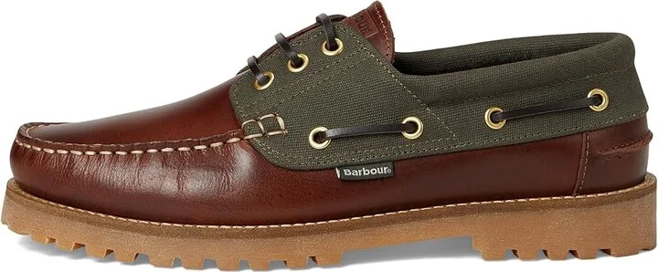 Barbour Barbour Deck Boat Shoes Men's Shoes Mahogany : 10 M, Leather - Image 6