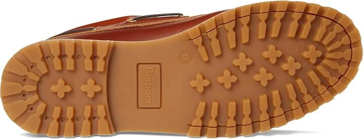 Barbour Barbour Deck Boat Shoes Men's Shoes Tan : 8 M, Leather - Image 3