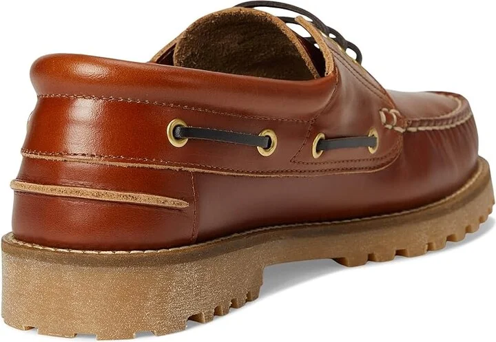 Barbour Barbour Deck Boat Shoes Men's Shoes Tan : 8 M, Leather - Image 4