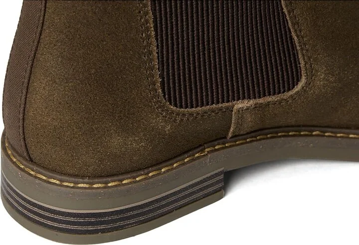 Barbour Barbour Farsley Men's Boots Khaki : 12 M, Leather - Image 7