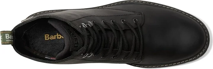 Barbour Barbour Harvey Derby Boots Men's Shoes Black : 8 M, Leather/Rubber - Image 2