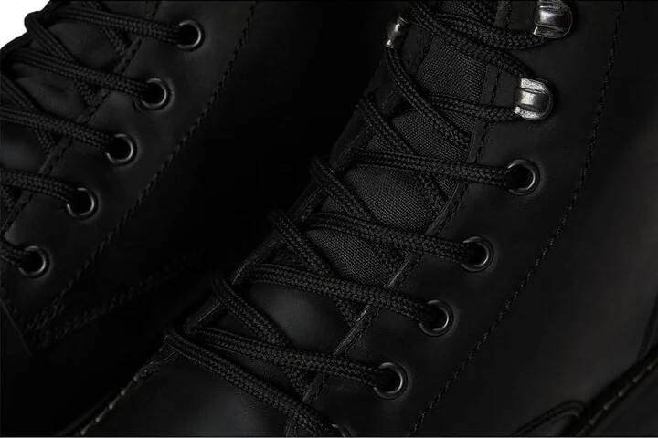 Barbour Barbour Harvey Derby Boots Men's Shoes Black : 8 M, Leather/Rubber - Image 7