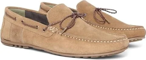 Barbour Barbour Jenson Men's Shoes Taupe Suede : 10 M, Leather